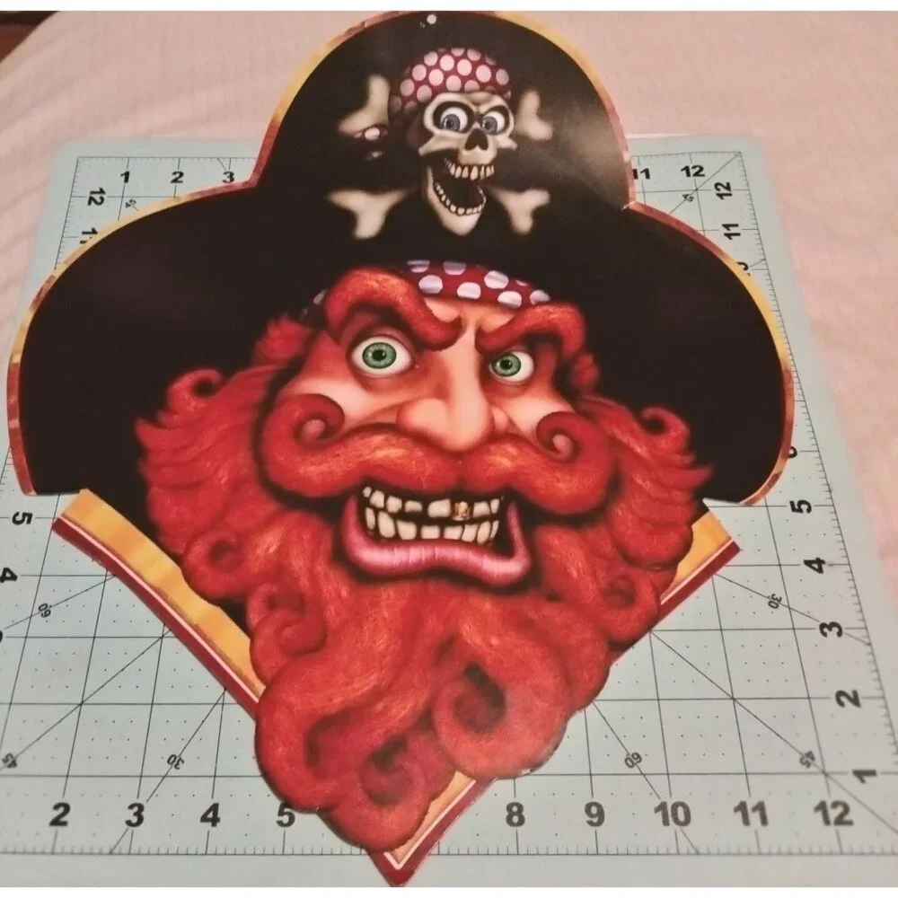 Pirate Crew Wall Decorations Halloween Birthday Party lot 4